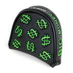 Cnc Golf Cash Money Black Mallet Putter Cover Headcover For Scotty Cameron Taylormade Odyssey 2Ball