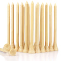 Wingolfer Golf Tees, 100 Packs Of 3 1/4 Inch Golf Tees, Professional Natural Bamboo Golf Tees, Durable & Stable Professional Tee