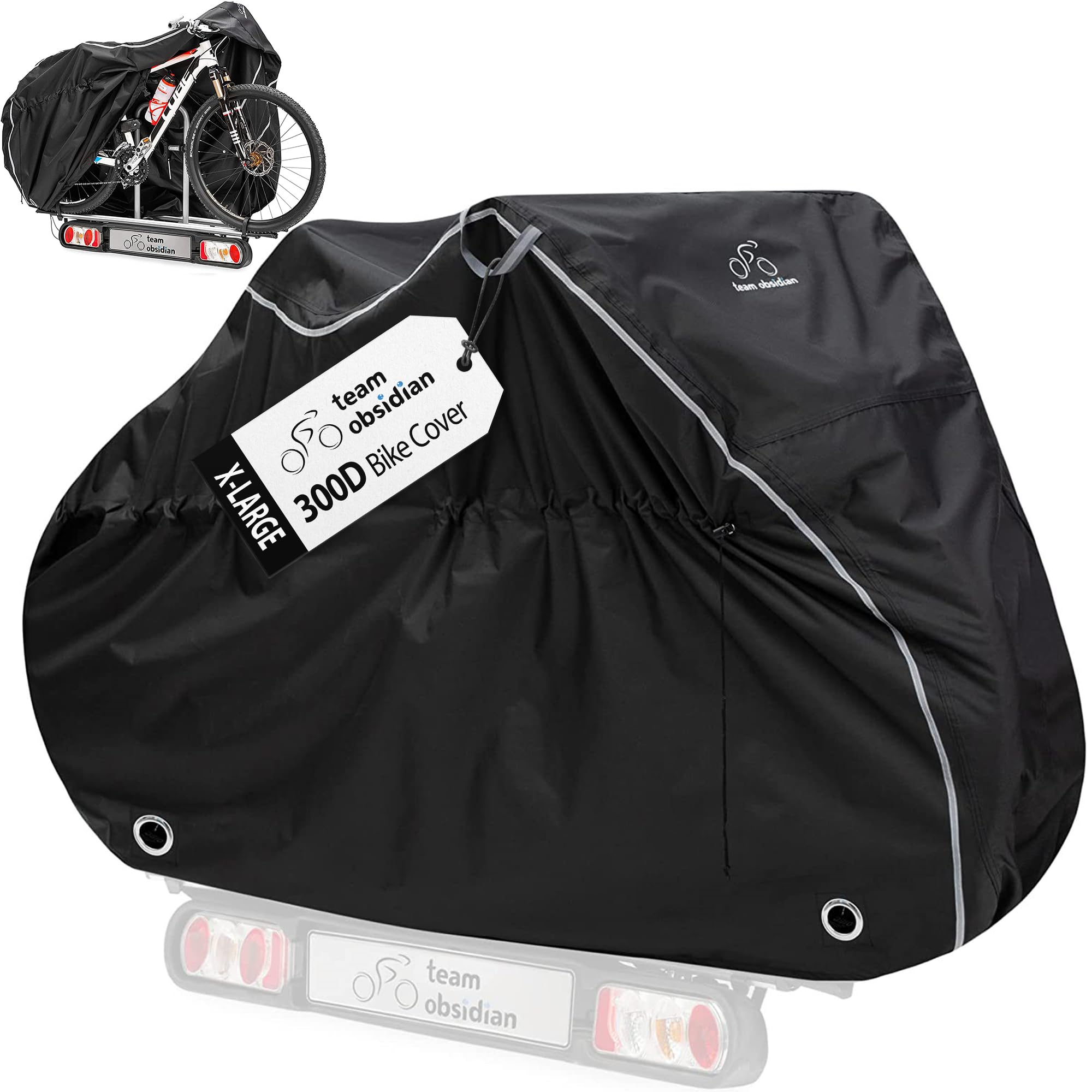 Team Obsidian: Bike Covers  Styles - Outdoor Storage Or Transportation/Travel  Waterproof, Heavy Duty, 600D, 300D, Or 210D Oxfor