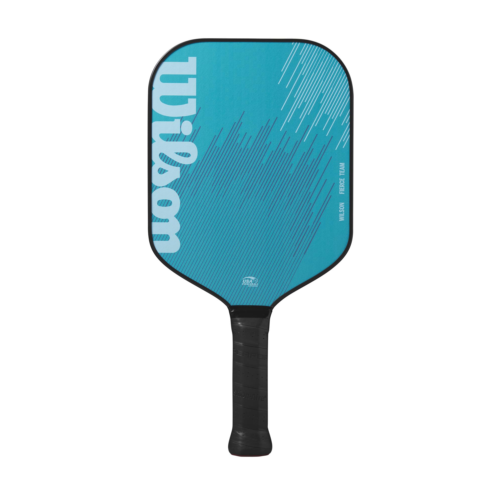 WILSON Fierce Team 13mm Pickleball Paddle - Grip Size 2-4 1/4, Light Blue