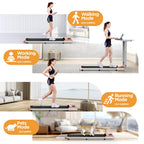 Lacuffy Walking Pad, Under Desk Walking Pads Treadmills For Home/Office, Mini Walking Pad For Home, 2 In 1 Walking Portable Desk