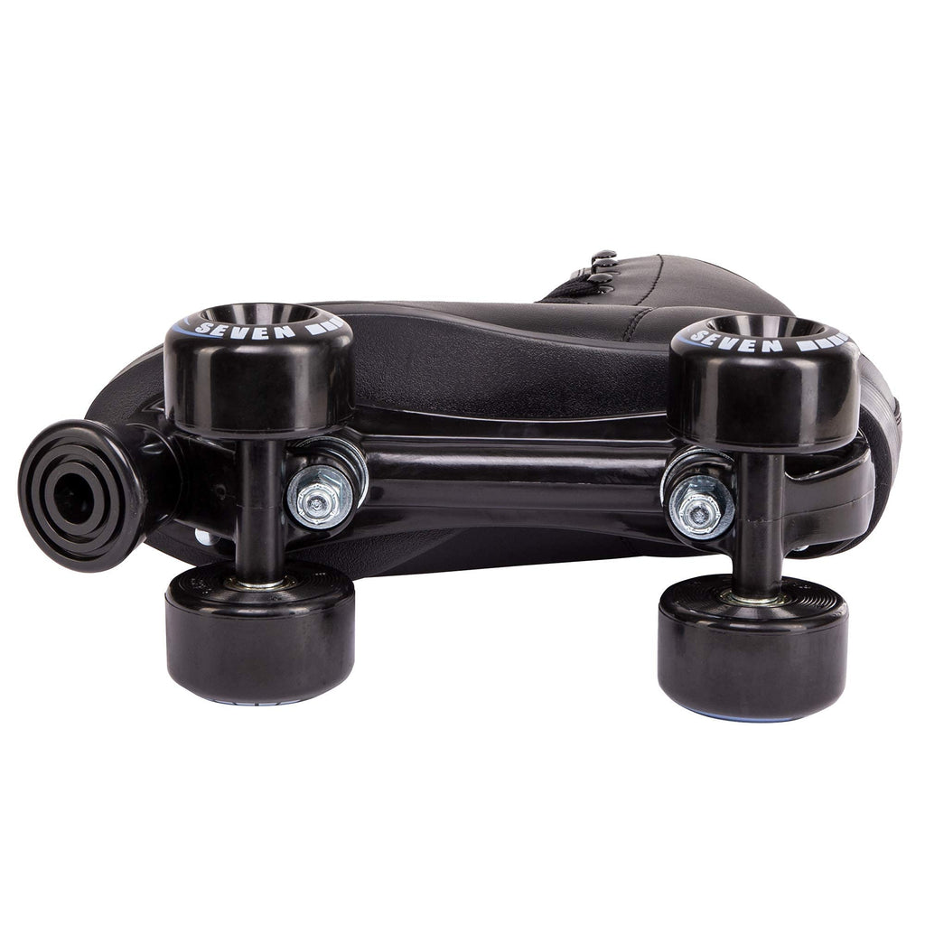 C Seven C7Skates Quad Roller Skates | Retro Design (Black, Women'S 11 / Men'S 10)