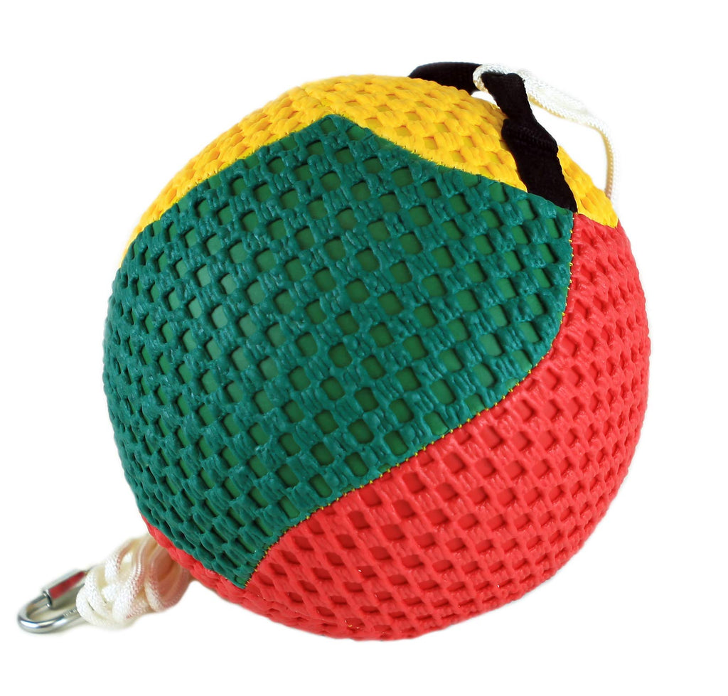 Fun Gripper Tetherball Ball Mesh Non Slip Easy Grip Cover Backyard Outdoor W/ 8' Nylon Rope By: Saturnian I
