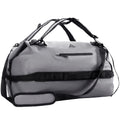 Haimont 60L Waterproof Duffel Bag with Backpack Strap, Men Women Duffel Backpack Camping Travel Paddle Gear Bag, Light Gray