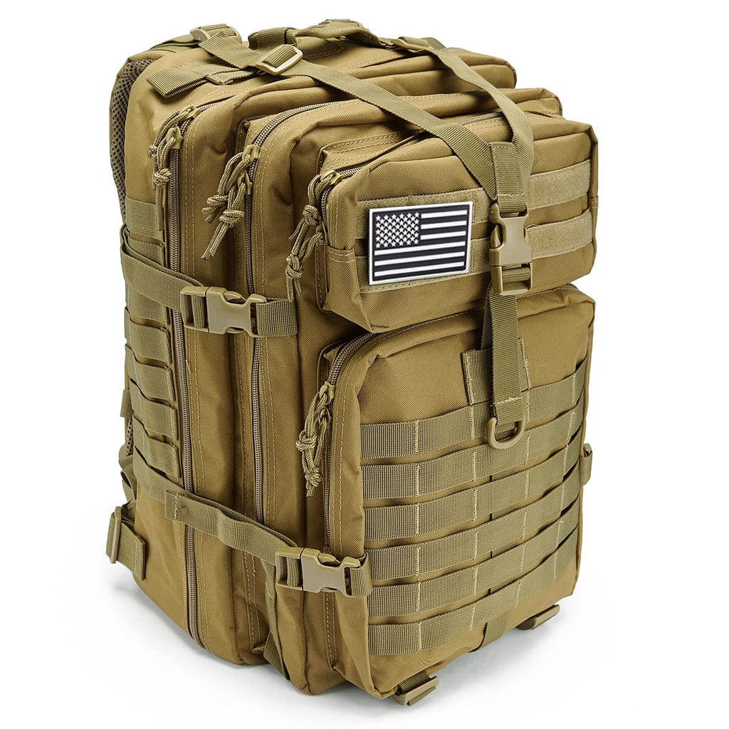 45L Military Tactical Backpacks For Men Camping Hiking Trekking Daypack Bug Out Bag Lage Molle 3 Day Assault Pack By Qt&Qy