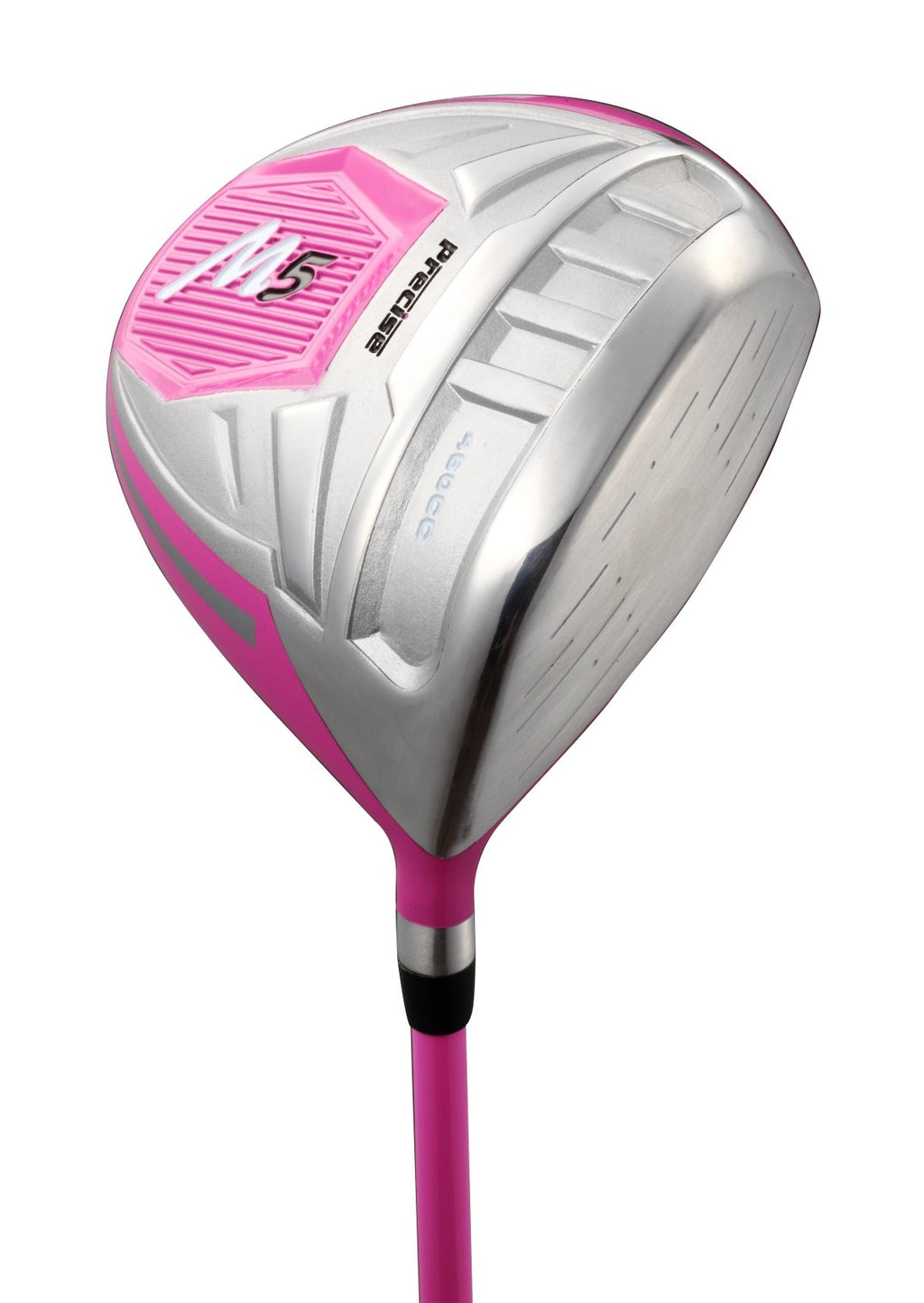 Top Line Ladies Pink Right Handed M5 Golf Club Set, Includes: Driver, Wood, Hybrid, No. 5,6,7,8,9, Pw Stainless Steel Irons, Put