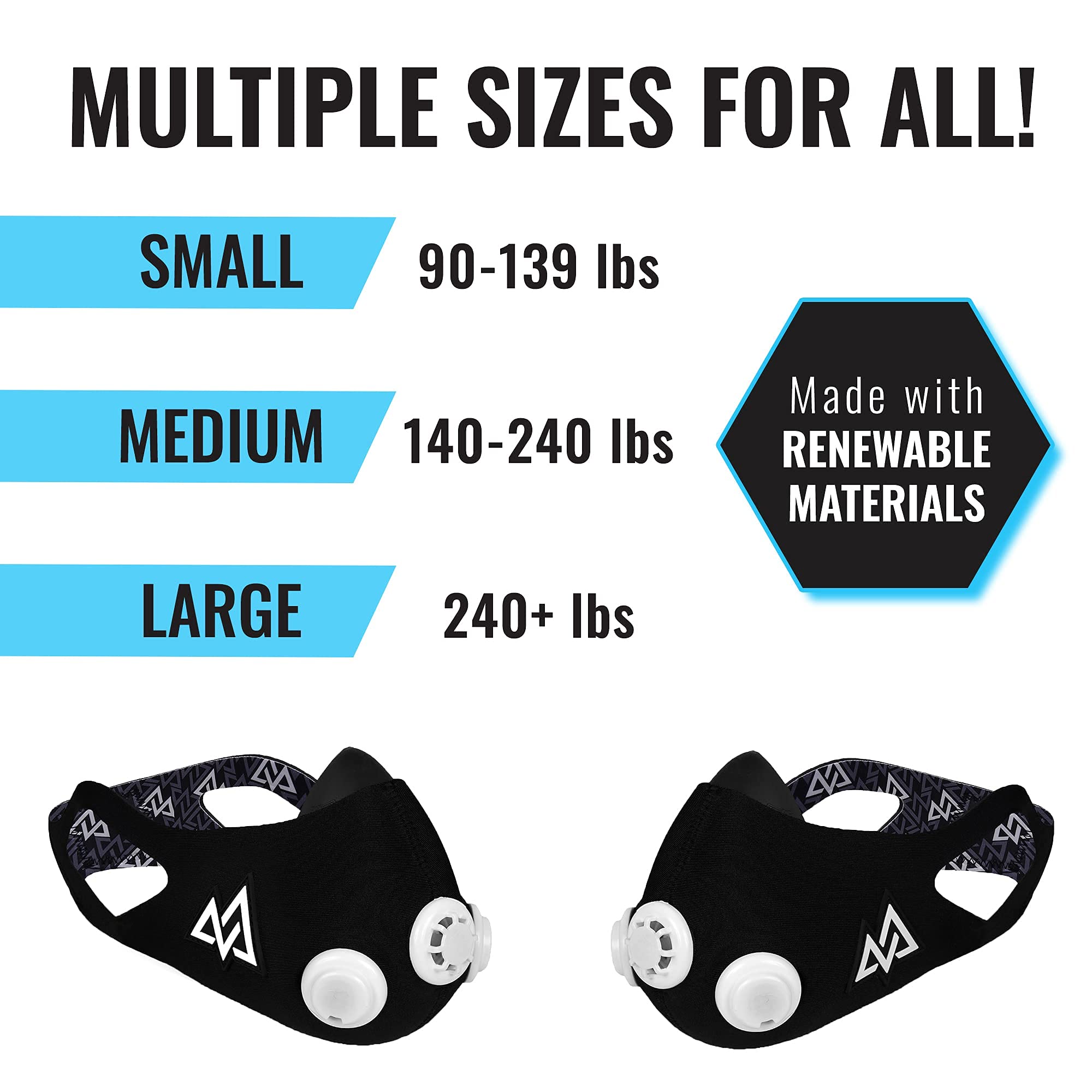 Trainingmask Elevation 2.0 Training Mask, Large
