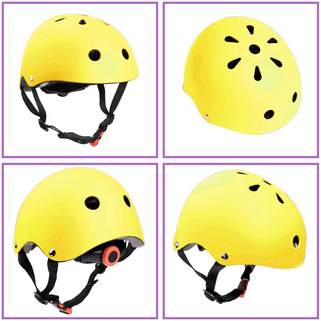 Kids Bike Helmet Set, Toddler Helmet for Ages 3-15 Boys Girls with Sports Protective Gear Set Knee Elbow Wrist Pads for Skateboa