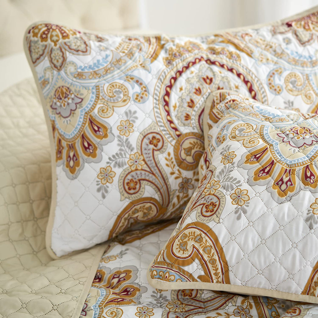Mellanni Bedspread Coverlet Set - Twin Bedding Cover With Sham - Ultrasonic Quilting Technology - 2 Piece Oversized Twin Quilt S