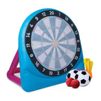 Flybar FunPark Giant Inflatable Dartboard Game for Kids - Outdoor Target Toy with Velcro Darts & Balls - Backyard Sports Set for