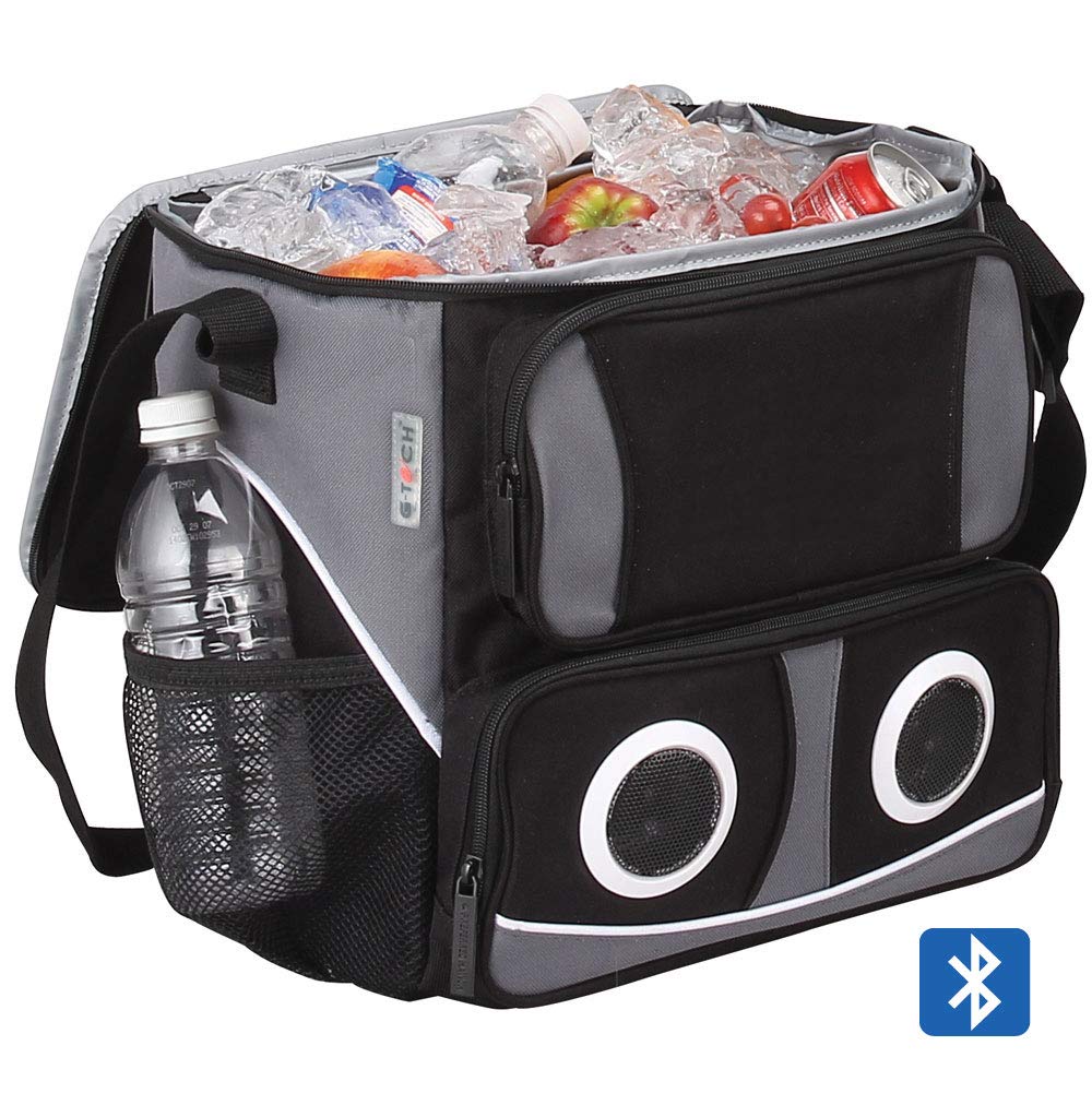 Preferred Nation Easy Carry-On Picnic/Beach Bbq Party Bluetooth Sound Cooler
