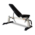 Cap Barbell Deluxe Utility Weight Bench, White (Fm-Cs804Dx-Wh)
