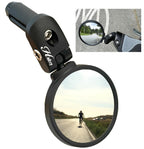 Hafny Bar End Bike / Bicycle Mirror, Stainless Steel Lens , Safe Adjustable Rearview Cycle / E-Bike Mirror, Hf-Mr083 (Black 62Mm