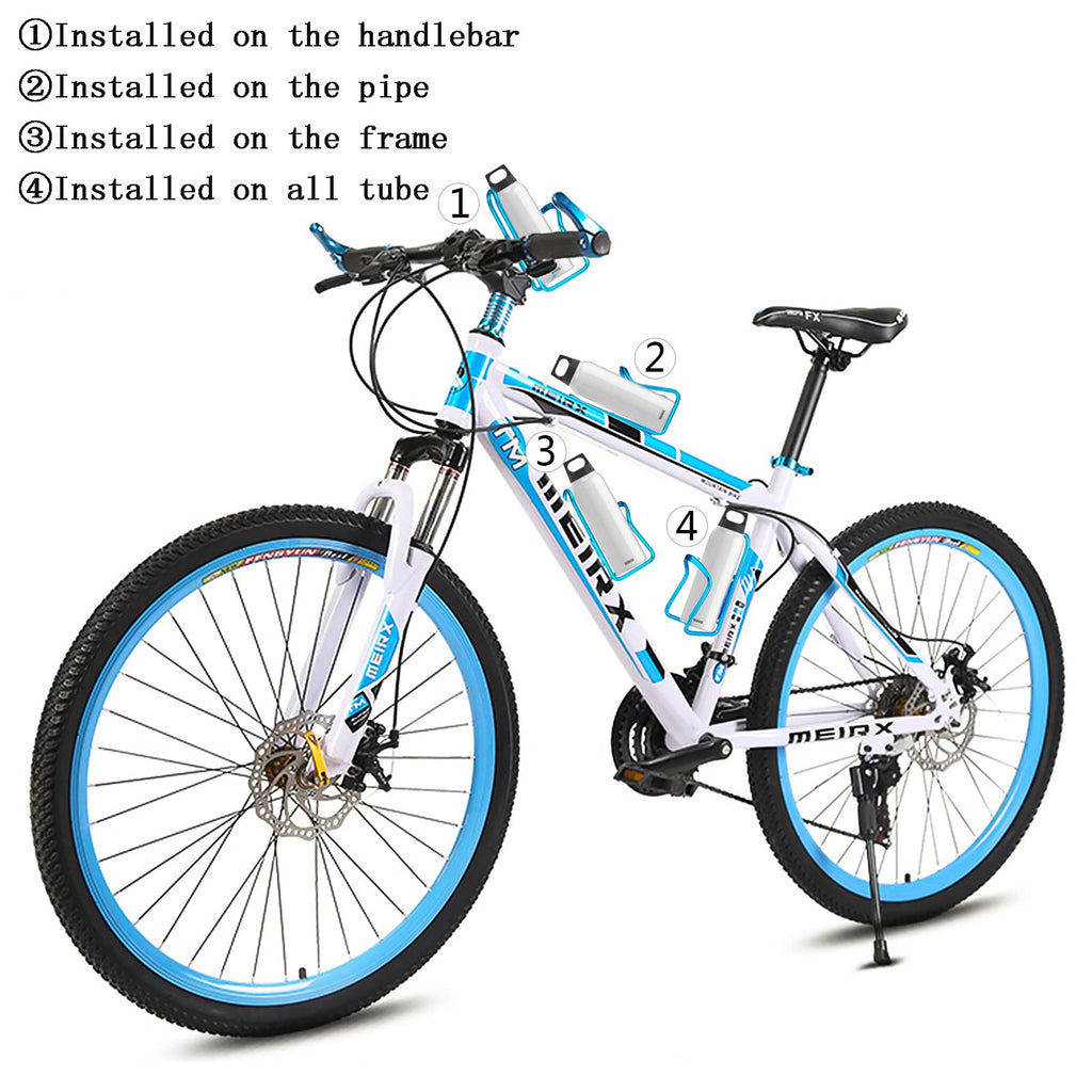 Fivebox Bike Water Bottle Holder, 1Pack Lightweight Aluminum Alloy Cycling Bicycle Water Bottle Cage Holder Bracket For Outdoor