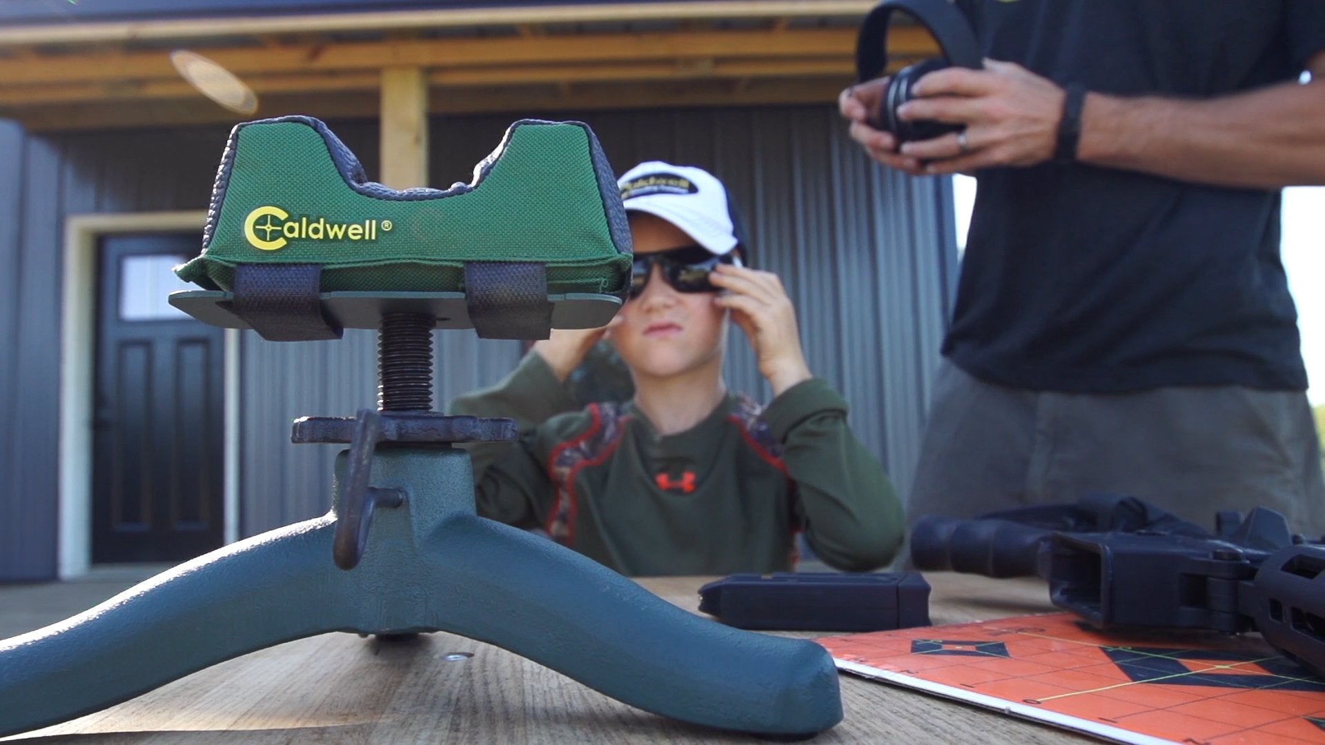 Caldwell The Rock Jr. With Durable Construction And Elevation Adjustments For Range, Sight In And Precision Shooting