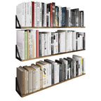 Wallniture Minori Wall Bookshelves For Living Room Decor, 36 Floating Shelves For Bathroom, Kitchen, Bedroom, Floating Bookshelf