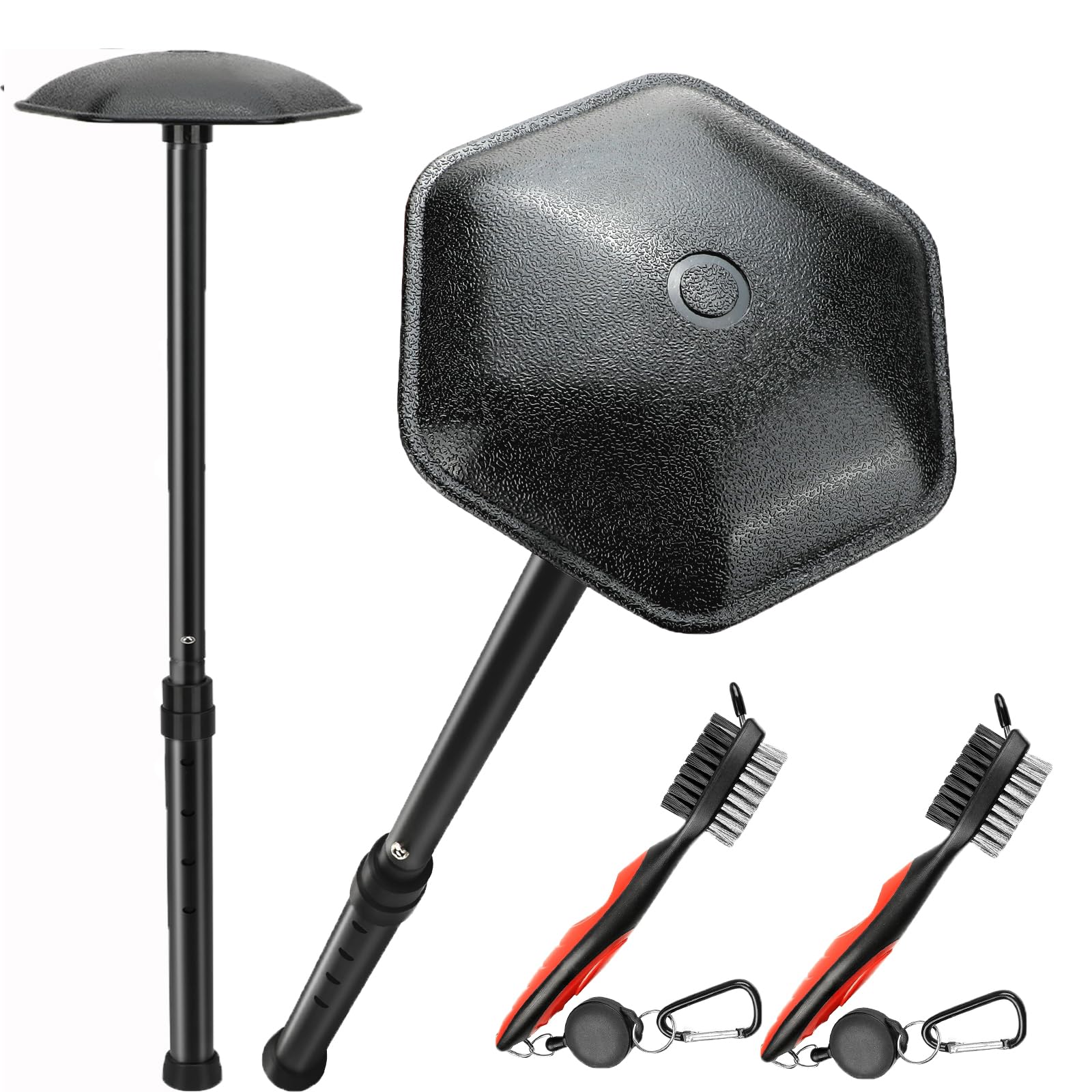 Komclub 2Pcs Golf Travel Bag Support System Sturdy Aluminum Alloy Rod Golf Support Stick Protector Travel Protection Excellent D