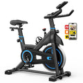 NEWBULIG Stationary Exercise Bike for Home Workouts, Smart App Connectivity & 16-Level Goal-Driven Resistance, Sturdy Indoor Cyc