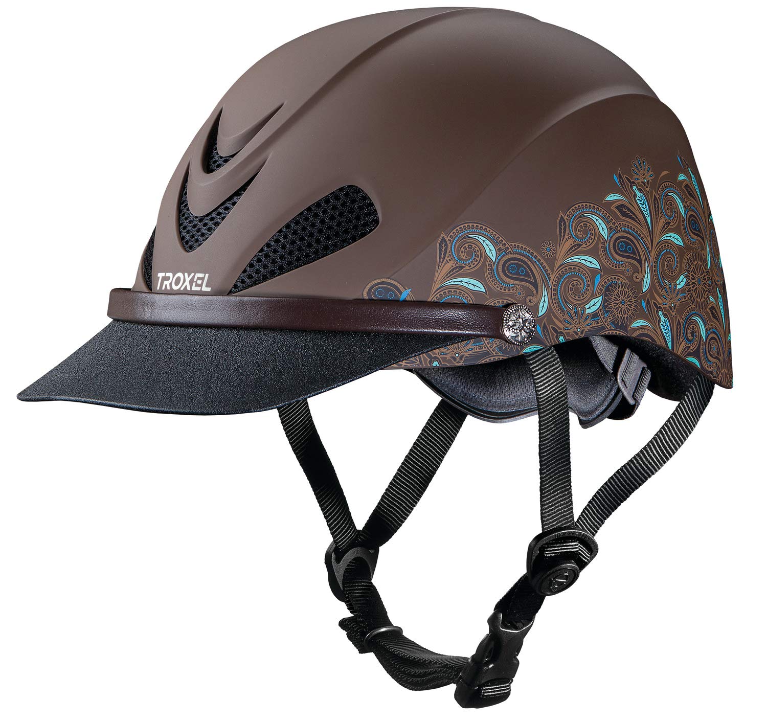 Troxel Dakota Trail Horse Riding Helmet, Low-Profile Light Adjustable Design, Safety Horseback Riding Gear, Small (6-5/8 - 7), T