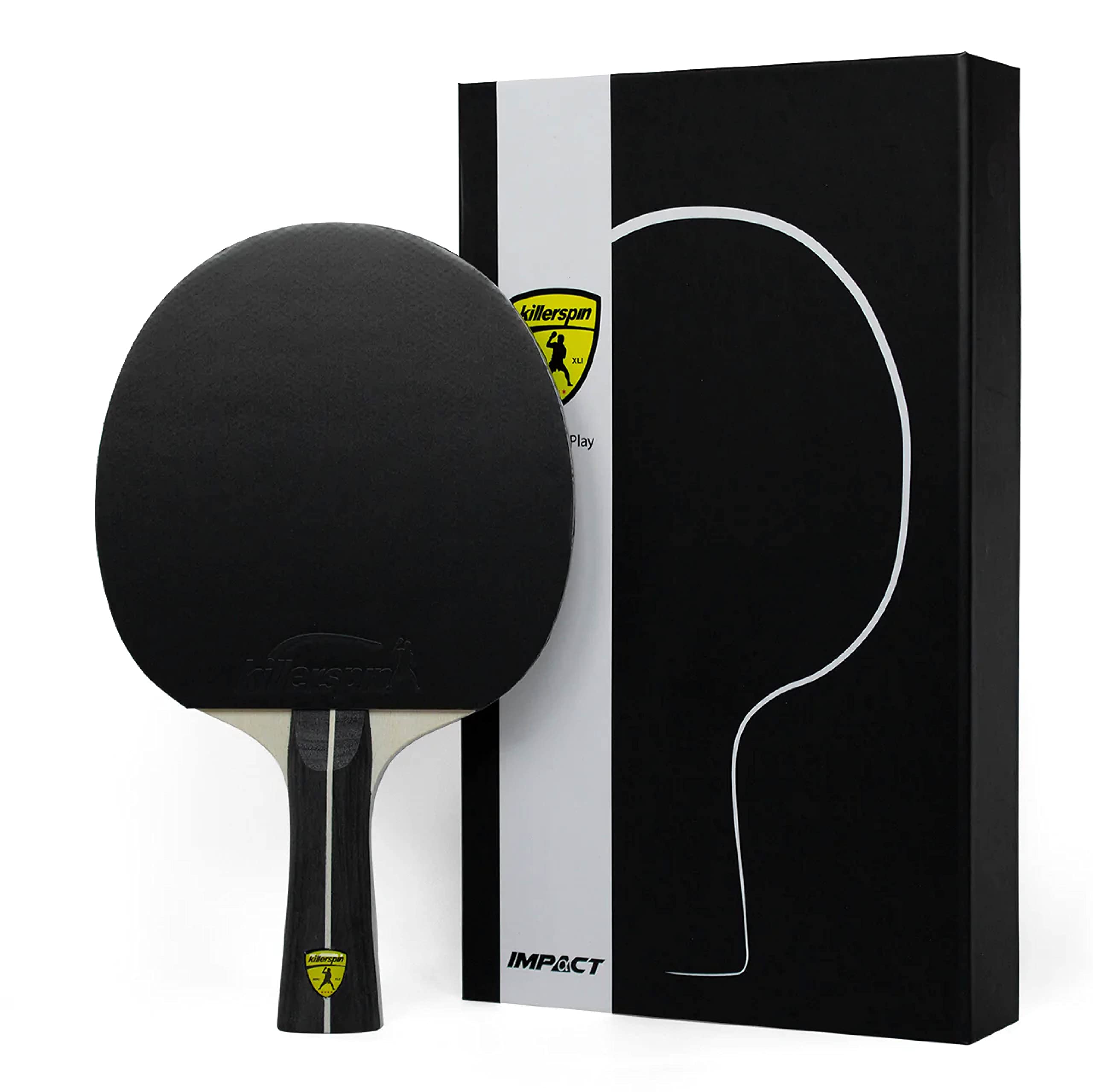 Killerspin Impact D2, Table Tennis Paddles, Table Tennis Racket, Ping Pong Paddle Case, Table Tennis Equipment For Beginners/Int