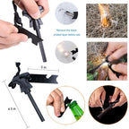 Xuanlan Emergency Survival Kit 13 In 1, Outdoor Survival Gear Tool With Survival Bracelet, Fire Starter, Whistle, Wood Cutter, W