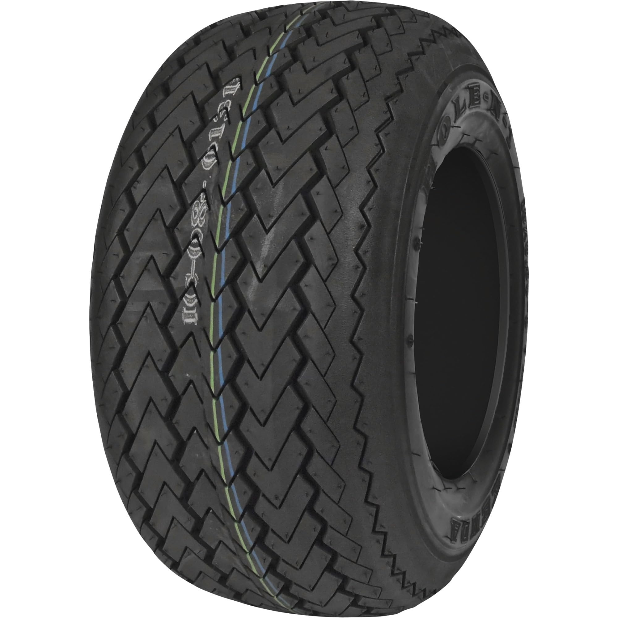 Golf Cart Tire - 18 X 850 X 8, Sawtooth Tread