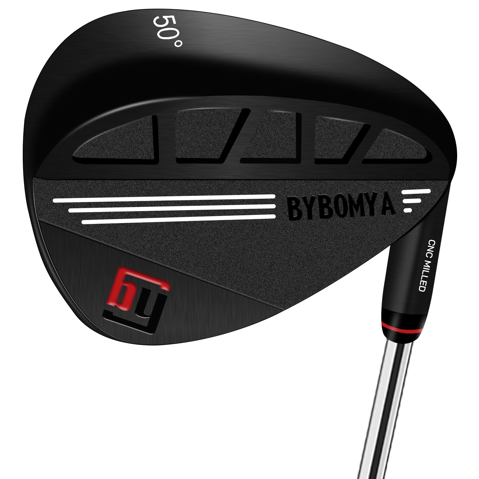 BYBOMYA Forged Golf Wedges 50 52 54 56 58 60Individual Or Set Lob Sand Gap Wedge, Right Handed - Full Face Grooves for Maximum S