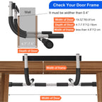 Chin Up Bar Pull Up Bar On Door For Home Fitness Exercise Bar