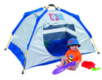 Rio Brands Beach Total Sun Block Upf 50+ Baby Sun Shade Pop-Up Beach Shelter, Silver, 62'' X 41'' X 36'' (Atsbsd103-2019-1)