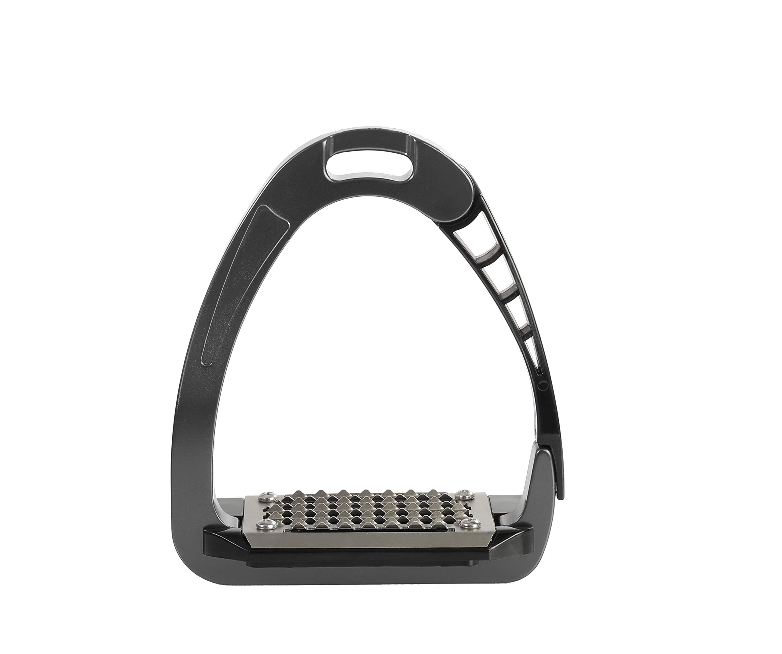 Acavallo Unisexs Charcoal Arena Safety Stirrup, One