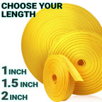 Teceum 1 Inch Webbing - Honey Yellow - 10 Yards - 1    Webbing For Climbing Outdoors Indoors Crafting Diy Nw