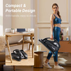 Utryup Under Desk Elliptical Machine, Electric Elliptical Machine While Sitting For Seniors With Remote Control, 12-Speed Adjust