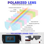 Polarized Sports Sunglasses For Men Women,Running Baseball Fishing Sunglasses,Cycling Mtb Bike Glasses Uv400
