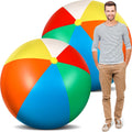 Ceenna 2 Pcs 42.5 Inch Giant Beach Ball Large Inflatable Ball Jumbo Toys for Adults Summer Swimming Pool Water Games Party Favor