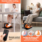 Ancheer Under Desk Elliptical, Ellipse Leg Exerciser For Seniors Fully Assembled , Electric Seated Pedal Exerciser With Remote C
