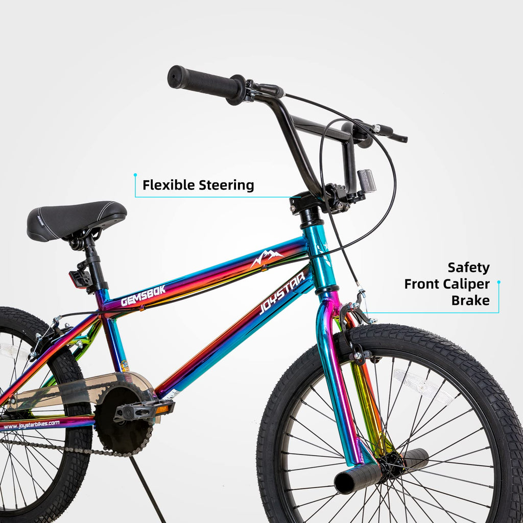 Joystar Gemsbok 20 Inch Kids Bike Freestyle Bmx Style For 7-13 Boys Girls Bikes 20 In Wheels Children Kids' Bicycles Dual Hand B