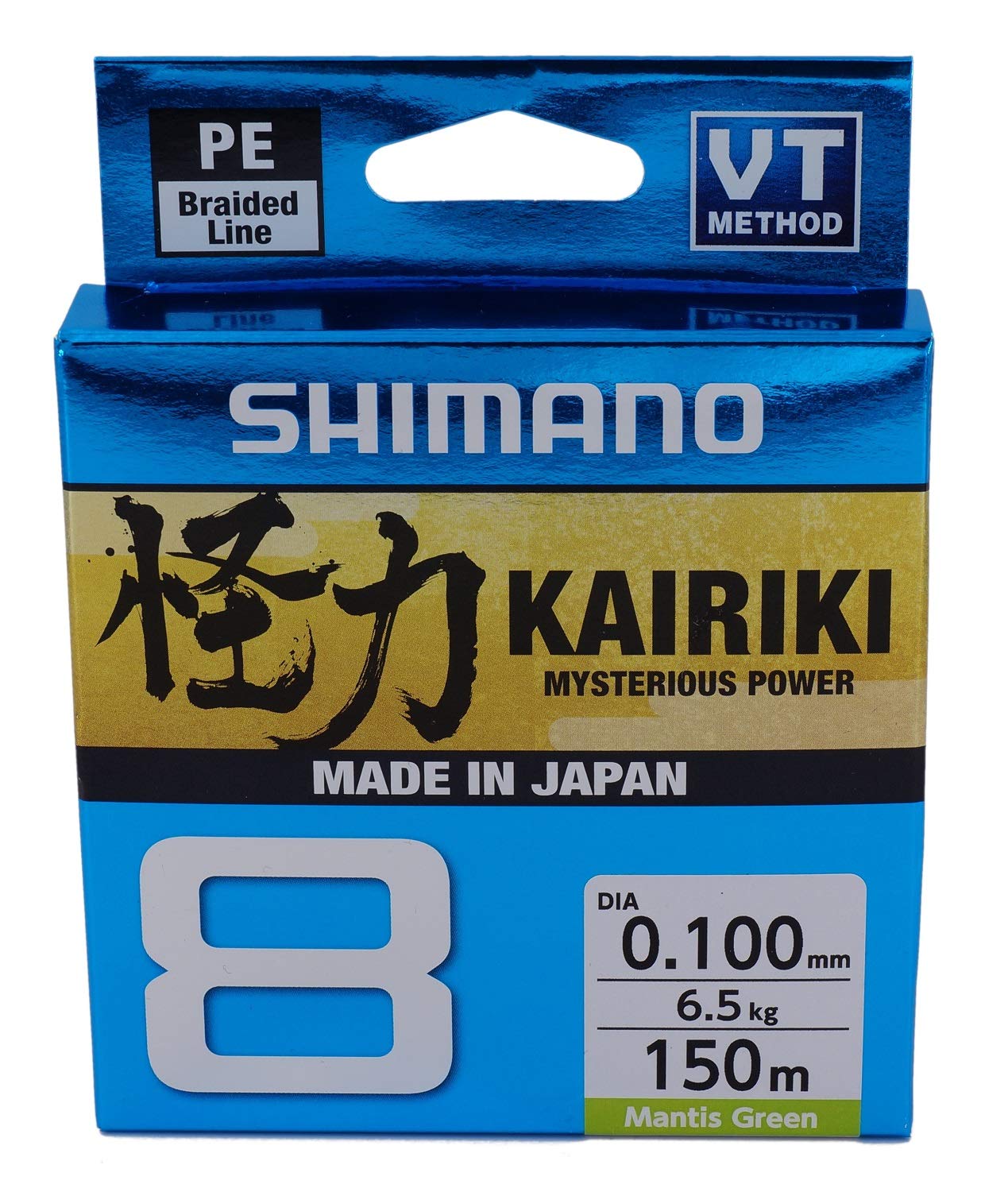 Line Kairiki 8 150m 0.3mm 33.5kg M Green