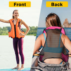 Soly Swim Vests For Adults,Buoyancy Aid Swim Jackets,Portable Inflatable Snorkel Vest, Snorkeling Vest For Kayaking Canoeing,For