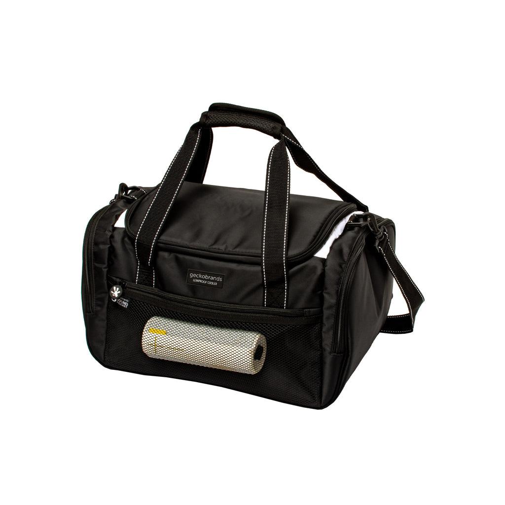 Geckobrands Duffel Cooler, White/Black, Box