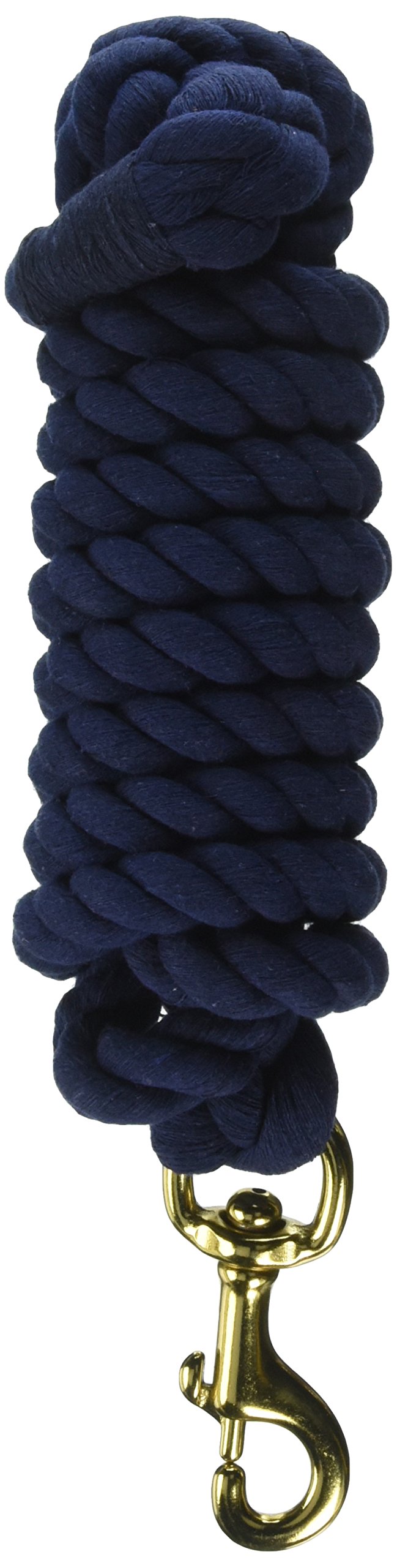 PARTRADE 248120U013 Cotton Horse Lead, 3/4 by 10', Navy