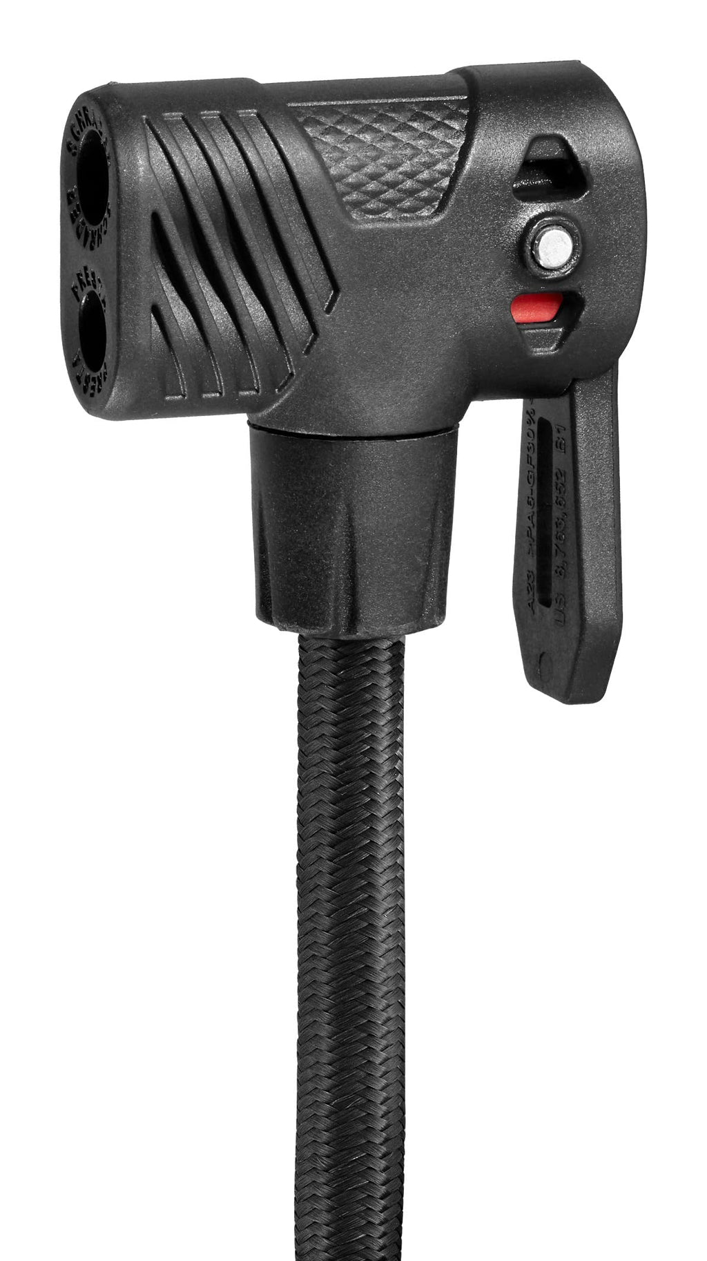 Schwinn Air Base Foot Pump, Air-Zoned Pressure Gauge, High Pressure Foot Pump, Dual Head Nozzle Fits Both Schrader And Presta, U