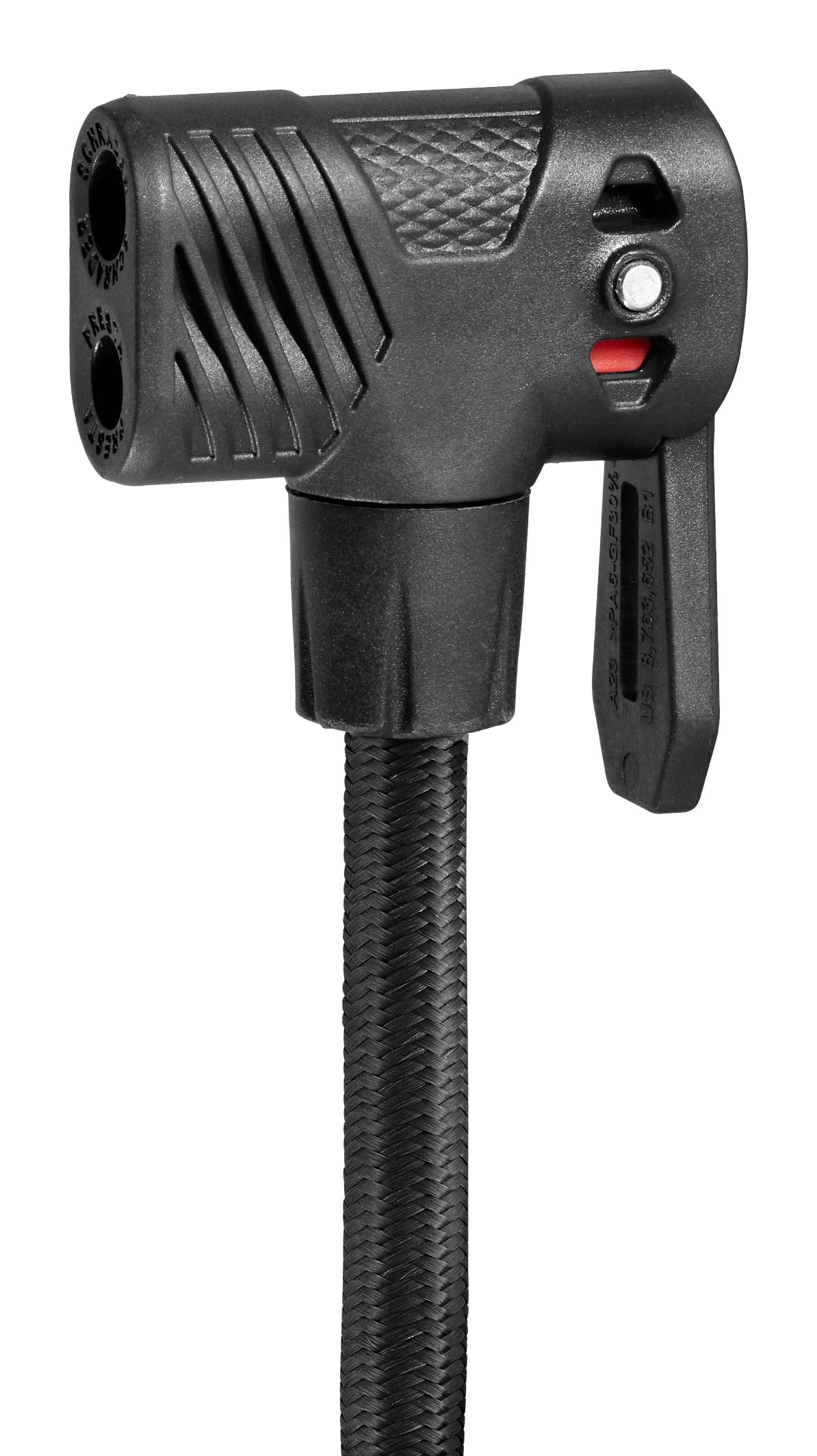 Schwinn Air Base Foot Pump, Air-Zoned Pressure Gauge, High Pressure Foot Pump, Dual Head Nozzle Fits Both Schrader And Presta, U