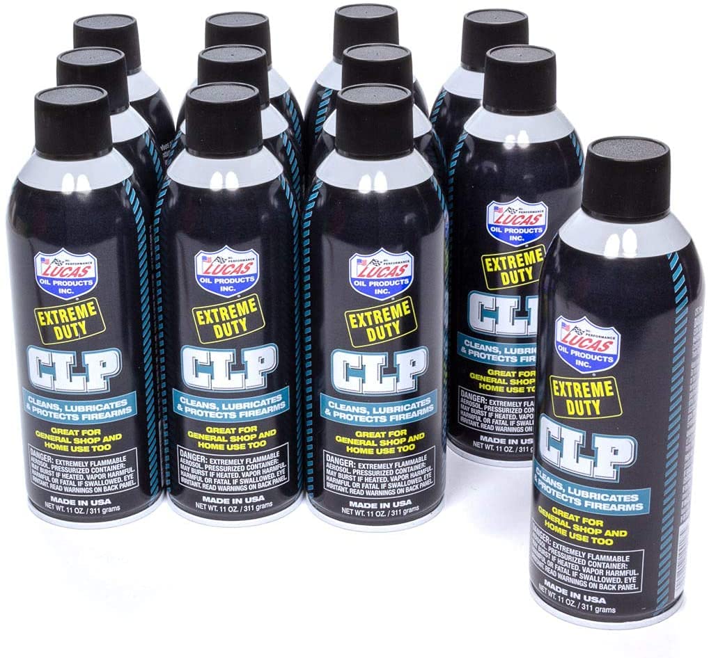 Lucas Oil 10916-12 Extreme Duty CLP Aerosol Case (12 x 11oz.), 1 Pack