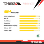 Top Brake Bd19-E+ Disc Bike Brake Pads For Magura 4 Piston Mt5/ Mt7/ Mt5E