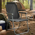 Hacer Camping Chair Foldable With Arm Rest Portable & Lightweight Folding Fishing Chairs For Outdoor Garden And Beach Picnic Tra