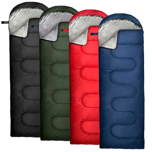 10 Pack Sleeping Bags For Adults Cold Weather Bulk For Homeless People, 4 Seasons Warm Or Cold Lightweight Indoor Outdoor Backpa