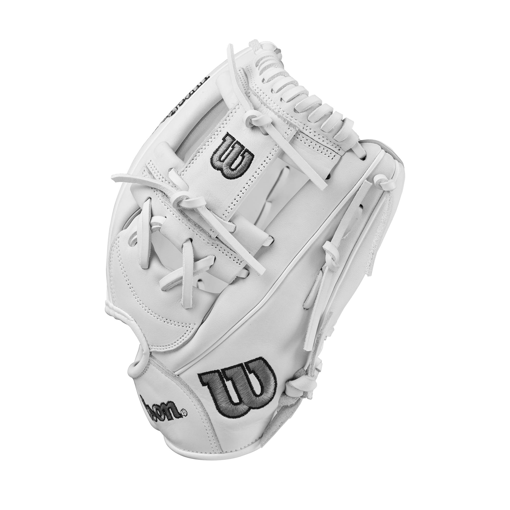Wilson Fall 2024 A1000 H12 12    Infield Fastpitch Softball Glove - White/Grey, Right Hand Throw