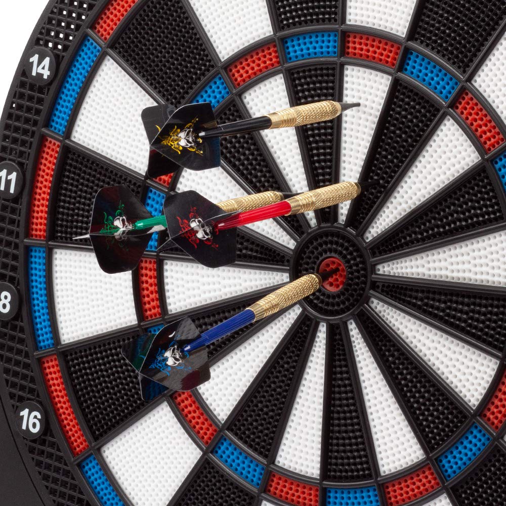 Gse Games & Sports Expert Soft Tip Darts For Electronic Dart Board. 60 Of Free Dart Tips & Storage Bag Included (Deluxe - 18 Gra