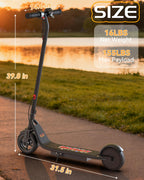 MAXSHOT Electric Scooter Adults & Big Kids, Top Speed 9/16/19/22MPH, 10/12/16/21/50Miles Range, 6.5/8.5/14 Tires Folding Commute