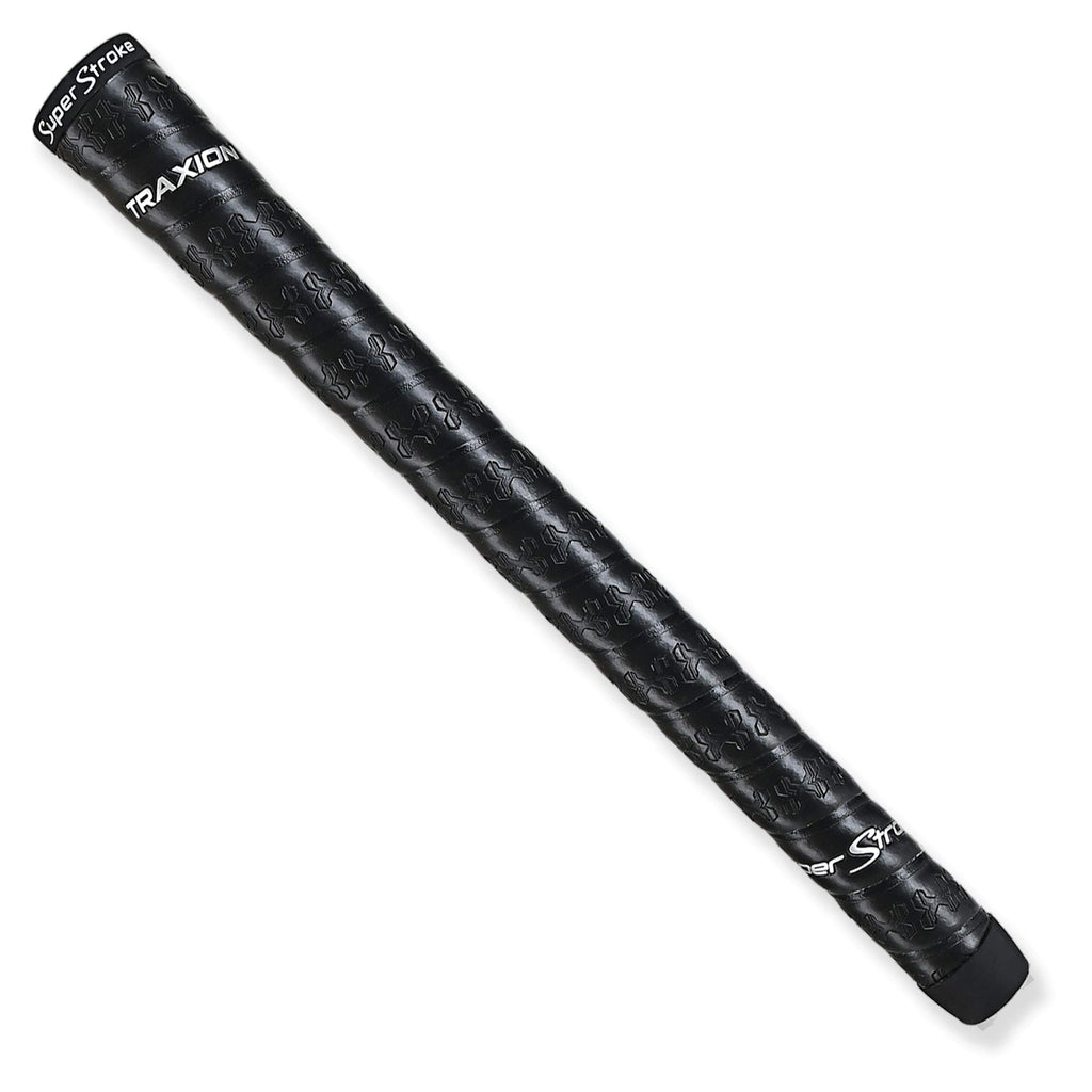 Superstroke Traxion Wrap Gold Club Grip, Black (Oversize) | Advanced Surface Texture That Improves Feedback And Tack | Extreme G